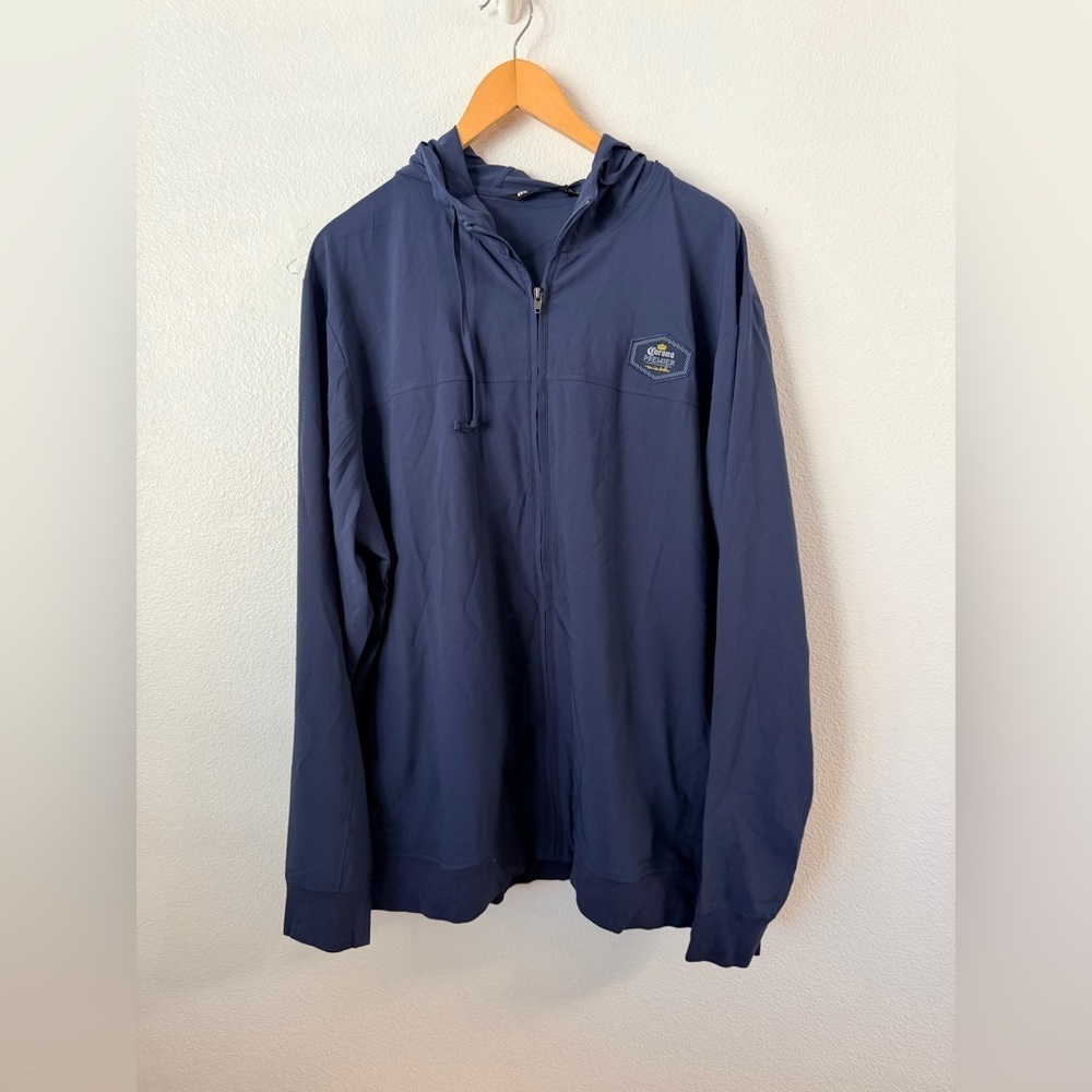 Travis Mathew‎ Jacket Quiet Shade Row A Shore Corona Premier Hoodie Full Zip 2X